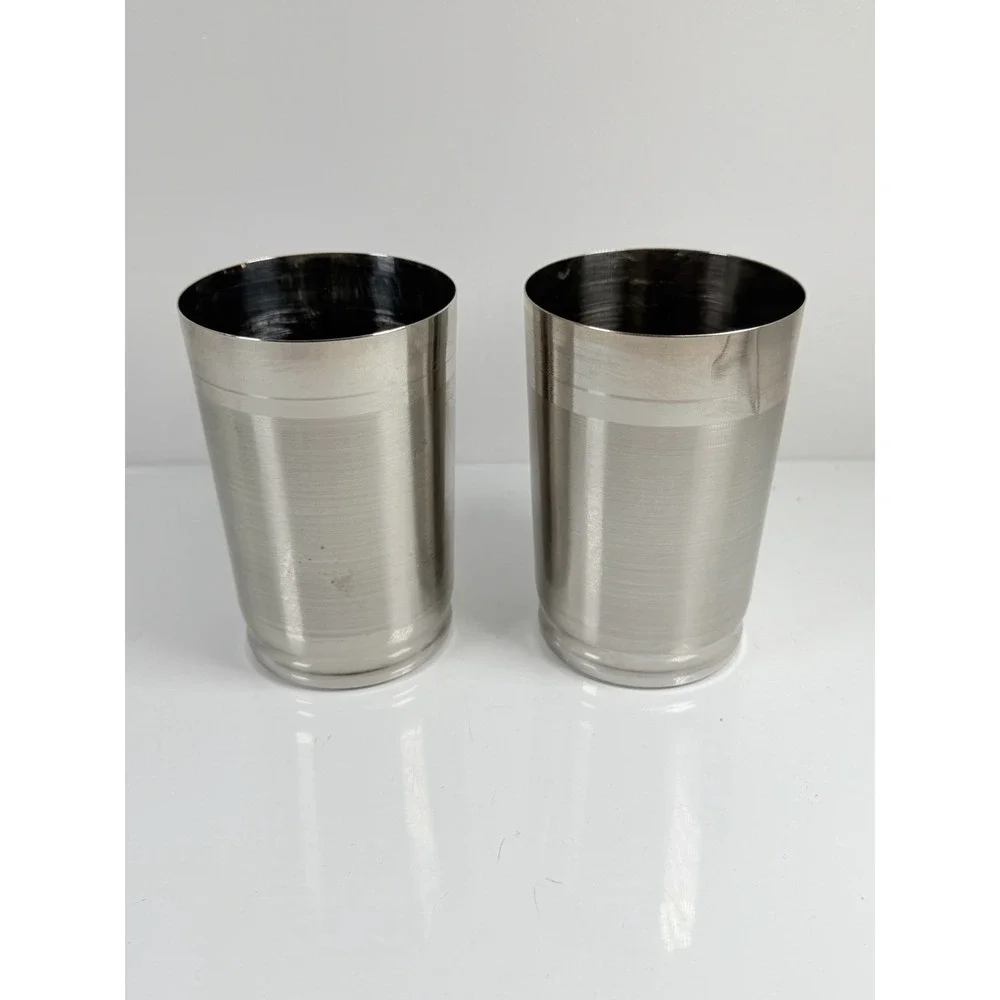 Maaza Guaranteed Stainless Steel Cup Vintage Set Of (2)